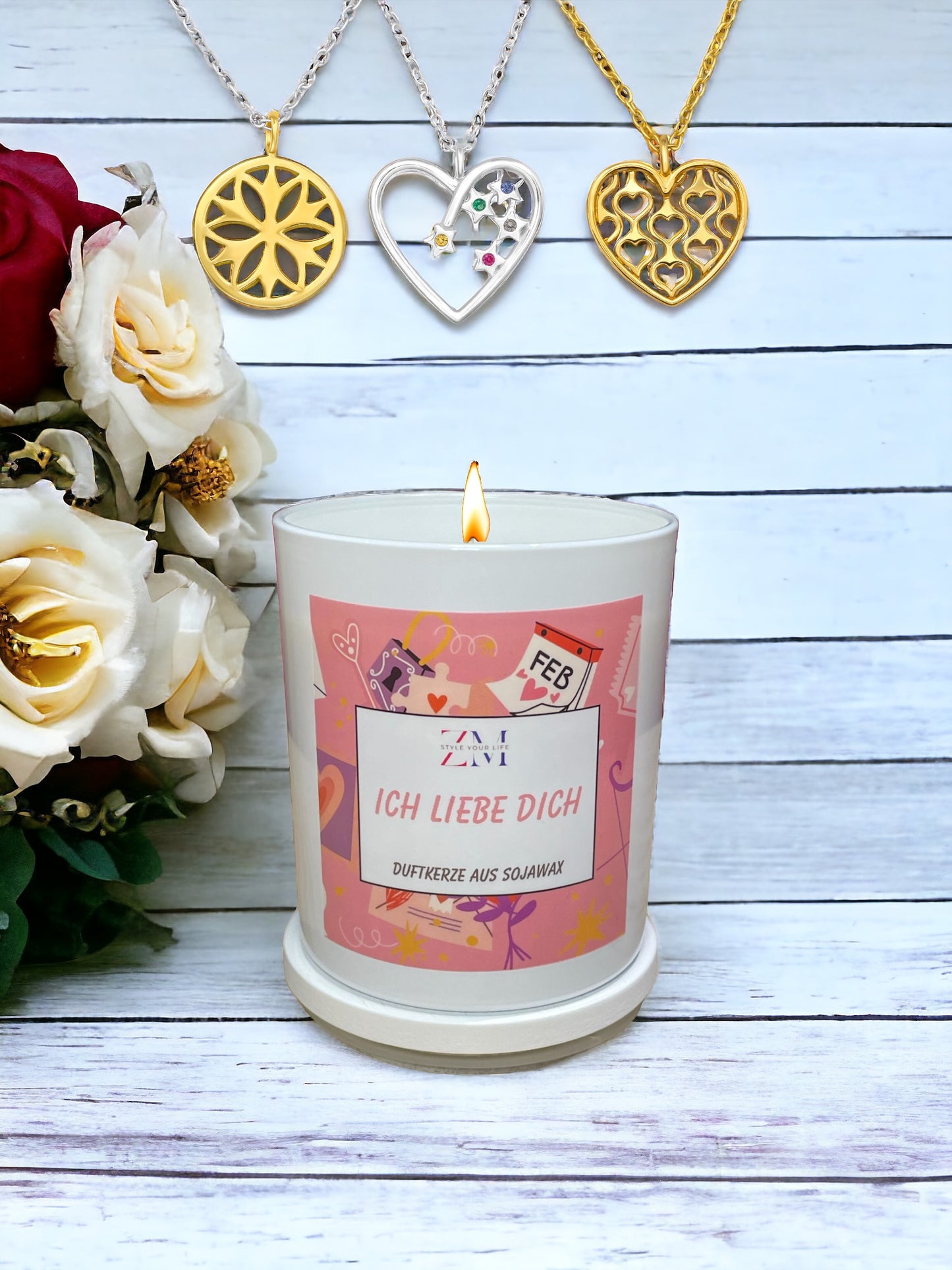 Ich Liebe Dich Duftkerze Schmuck Kerze