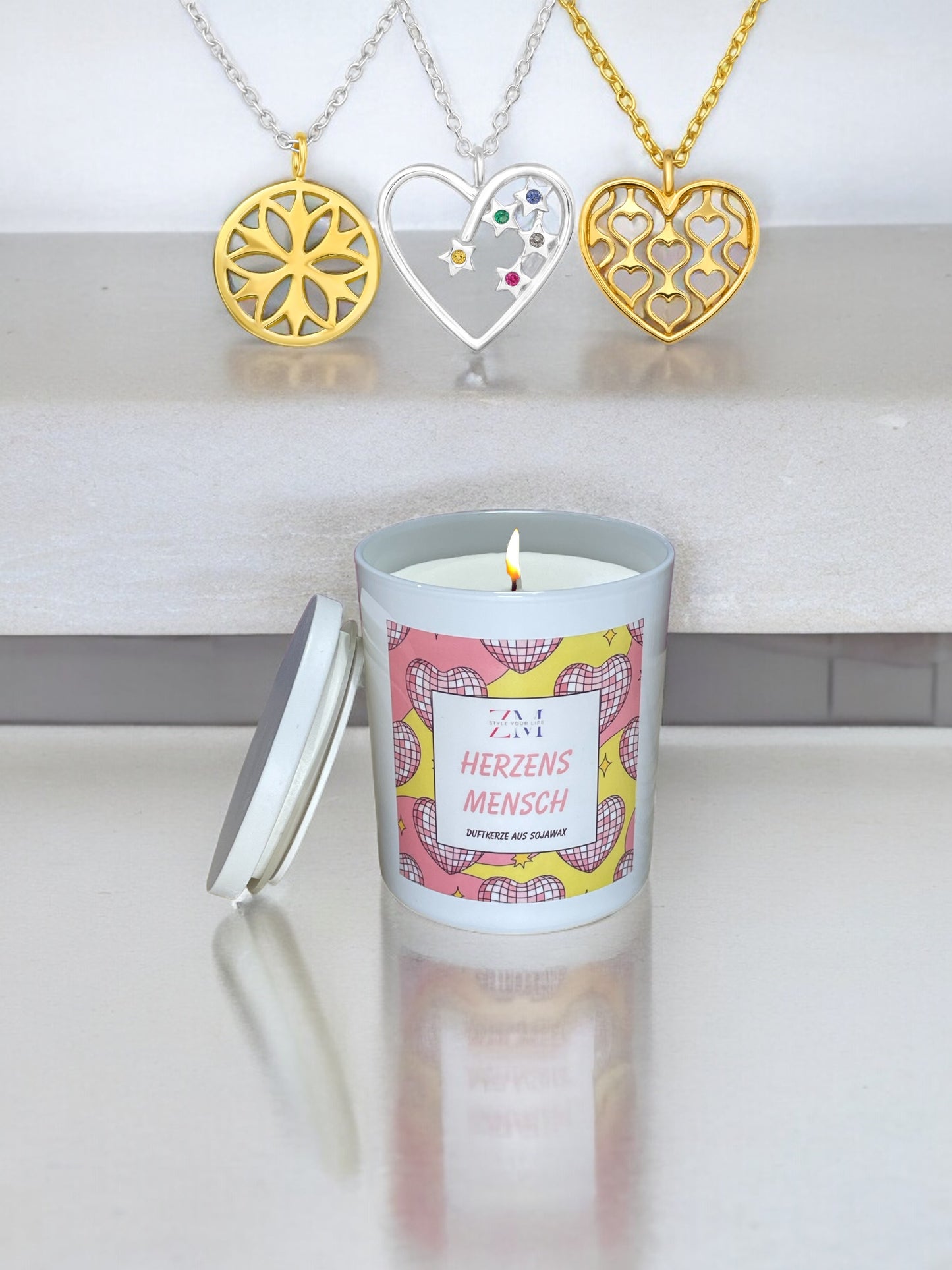 Herzens Mensch Duftkerze Schmuck Kerze