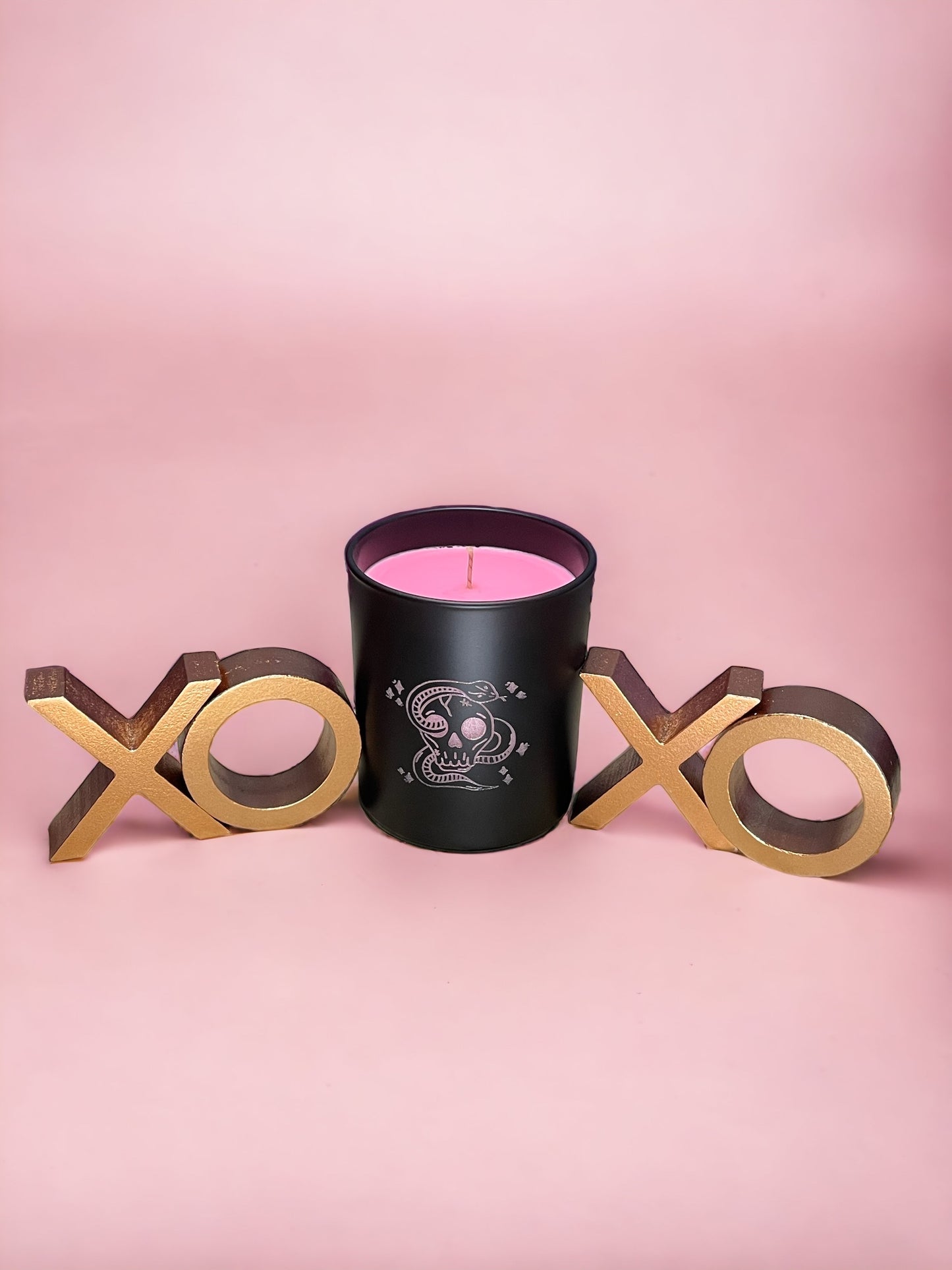 Pink Scull Totenkopf Duftkerze Sale